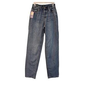 Wild Fable High Rise Curvy Straight Jeans Size 0/32 Blue Denim Stretch NWT